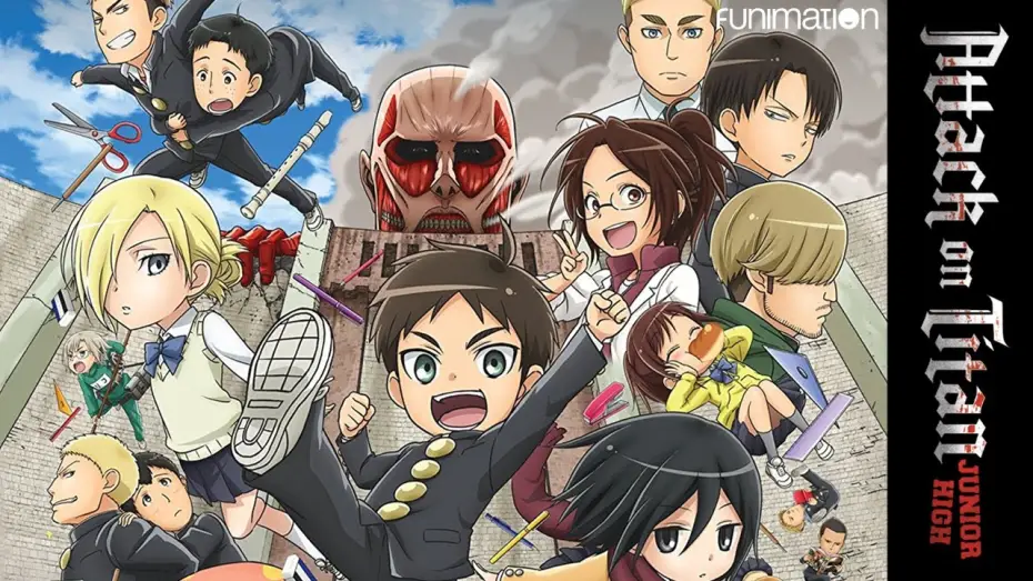 Wideo do serialu Shingeki! Kyojin Chuugakkou — Attack on Titan Junior High - Official Trailer