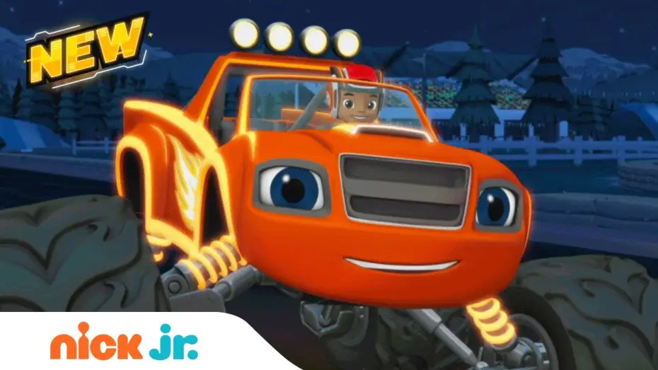 Wideo do serialu Blaze i Mega Maszyny — 'Blaze Light Riders' Brand-New Special Official Trailer | Blaze and the Monster Machines | Nick Jr.