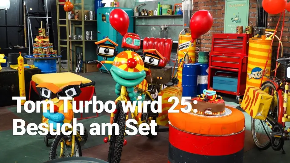 Wideo do serialu Tom Turbo — Tom Turbo wird 25: Besuch am Set