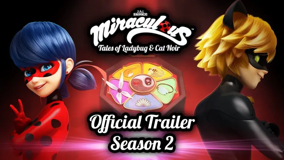 Видео к сериалу Miraculum: Biedronka i Czarny Kot — Miraculous: Tales of Ladybug and Cat Noir - Season 2 Trailer