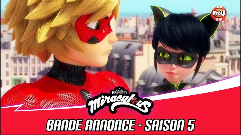 Видео к сериалу Miraculum: Biedronka i Czarny Kot — Miraculous saison 5 - Bande Annonce