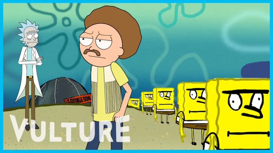 Видео к сериалу Rick i Morty — Rick and Morty x Vulture: A Trip to ‘Spongebob Universe Show’