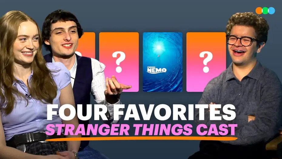 Видео к сериалу Stranger Things — Four Favorites with Sadie Sink, Gaten Matarazzo and Finn Wolfhard