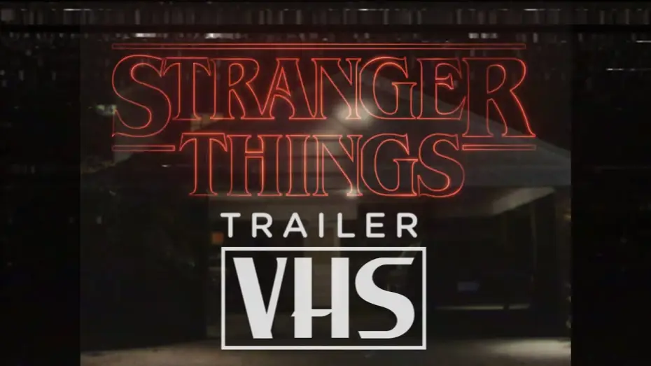 Видео к сериалу Stranger Things — Stranger Things (2016) Trailer - 80's VHS Tape