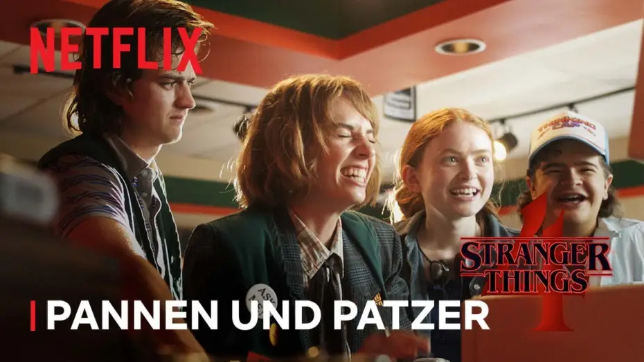 Видео к сериалу Stranger Things — Pannen und Patzer (OmU)