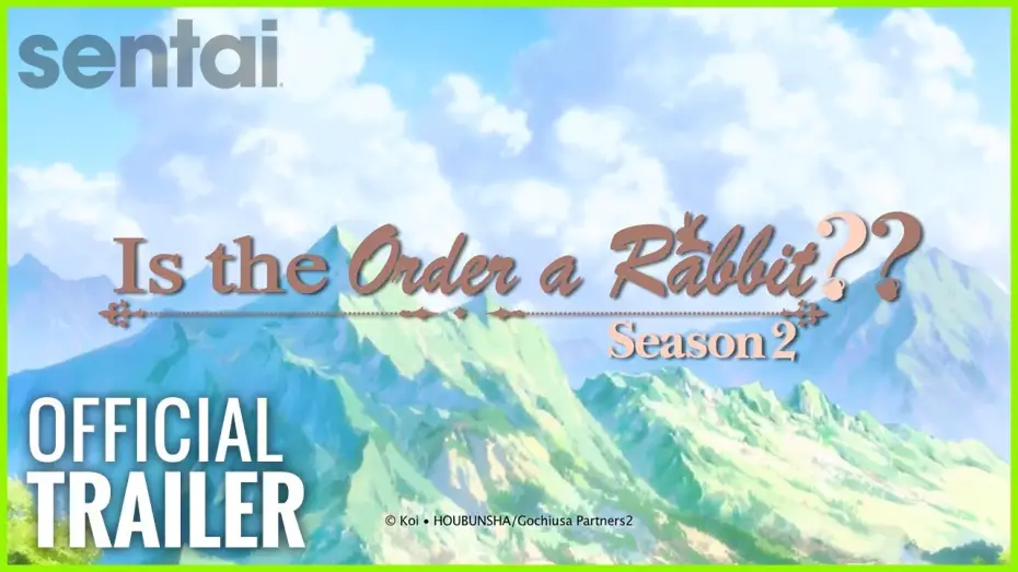 Wideo do serialu Gochuumon wa Usagi Desu ka? — Is the Order a Rabbit? Season 2 Official Trailer