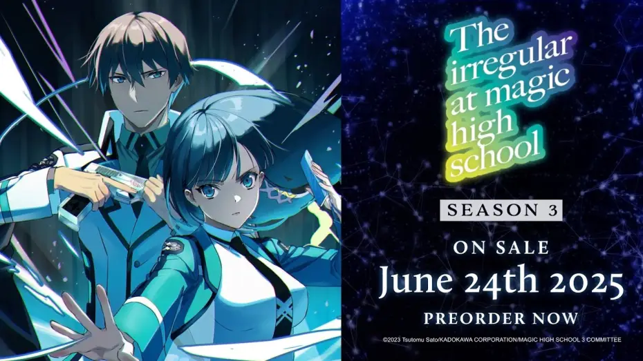 Wideo do serialu The Irregular at Magic High School — Season 3 - Pre-Order the Blu-ray now!
