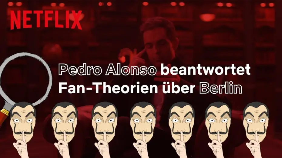 Wideo do serialu Dom z papieru — Haus des Geldes | Pedro Alonso (aka Berlin) beantwortet Fragen über Berlin