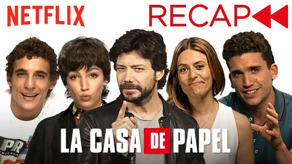 Wideo do serialu Dom z papieru — La Casa De Papel (Money Heist) Cast Recaps Seasons 1 & 2 | Netflix