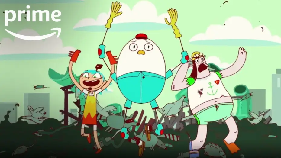 Wideo do serialu Niebezpieczeństwo i jajka — Danger & Eggs – Official Trailer [HD] | Amazon Kids