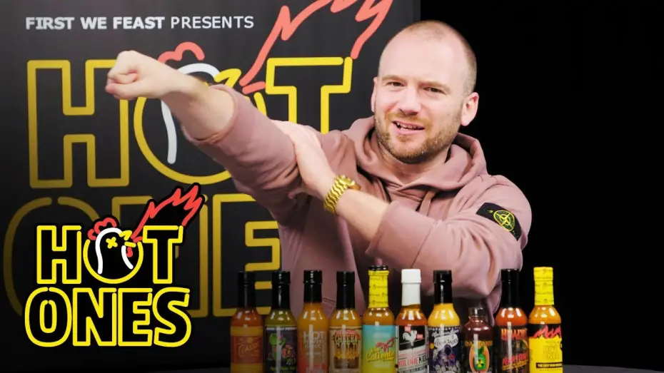 Видео к сериалу Hot Ones — Sean Evans Reveals the Season 8 Hot Sauce Lineup | Hot Ones