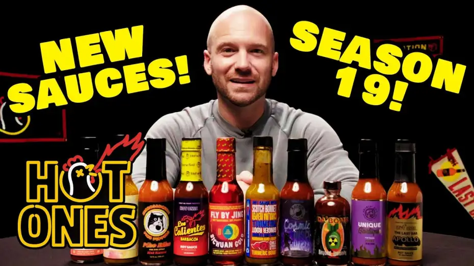 Видео к сериалу Hot Ones — Sean Evans Reveals the Season 19 Hot Sauce Lineup | Hot Ones