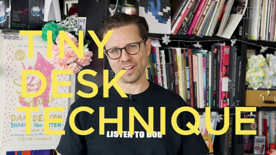 Видео к сериалу NPR Tiny Desk Concerts — Recording Drums At The Tiny Desk (With Josh Rogosin)