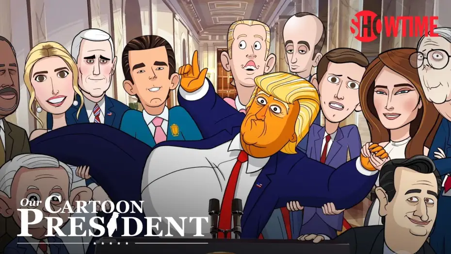 Wideo do serialu Prezydent z kreskówki — Our Cartoon President (2018) | Teaser Trailer | Stephen Colbert SHOWTIME Series