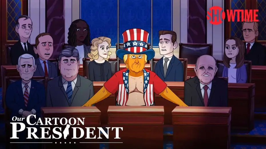 Wideo do serialu Prezydent z kreskówki — Our Cartoon President Season 3 (2020) Teaser Trailer | Stephen Colbert SHOWTIME Series