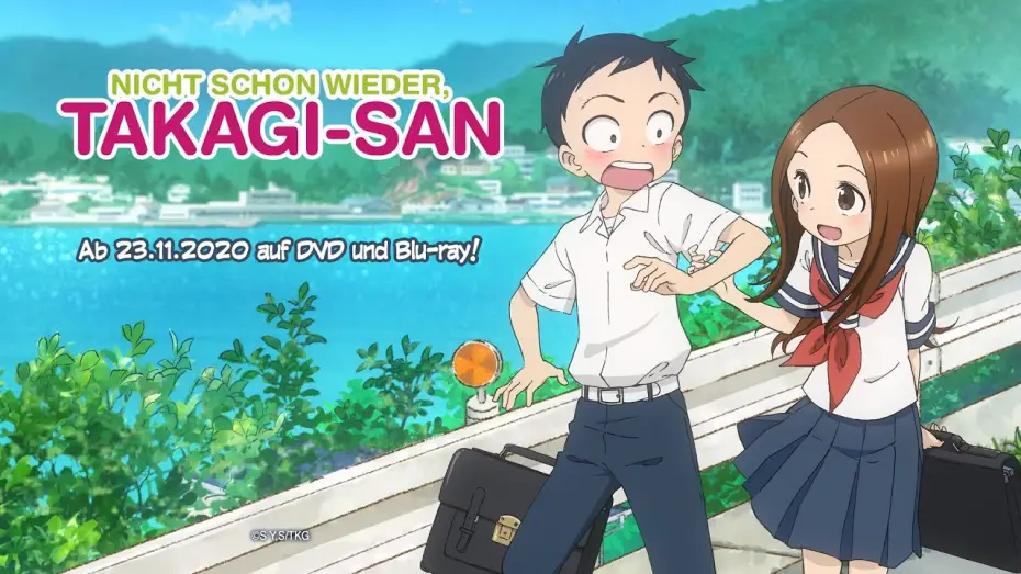 Видео к сериалу Teasing Master Takagi-san — Nicht schon wieder, Takagi-san (Anime-Trailer)