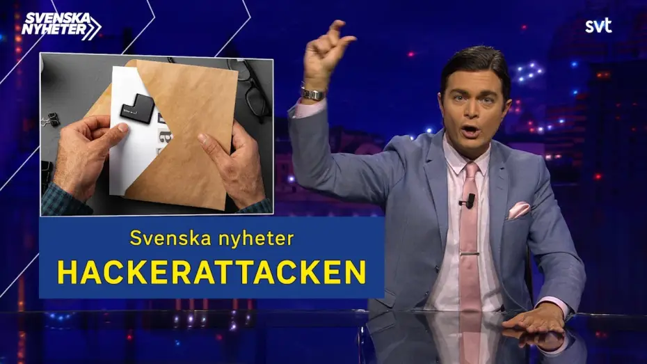 Wideo do serialu Svenska nyheter — Svenska nyheter - Hackerattacken