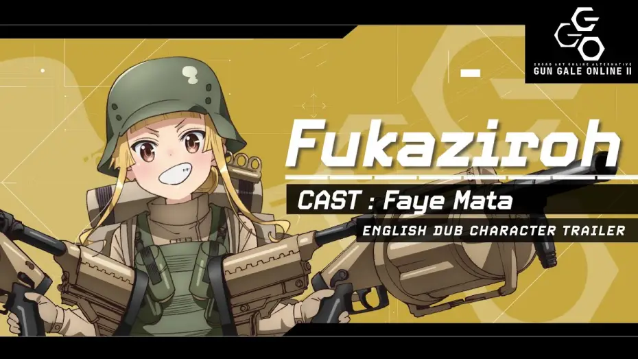 Wideo do serialu Sword Art Online Alternative: Gun Gale Online — Gun Gale Online II English Dub Character Trailer (Fukaziroh)