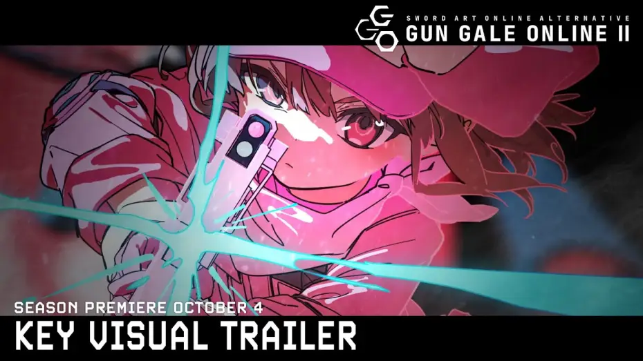Wideo do serialu Sword Art Online Alternative: Gun Gale Online — Gun Gale Online II Key Visual Trailer