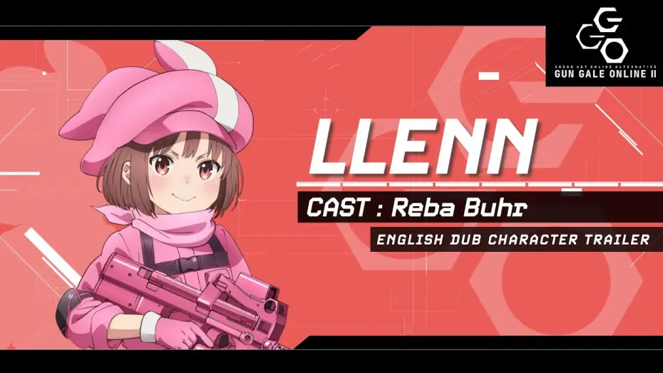 Wideo do serialu Sword Art Online Alternative: Gun Gale Online — Gun Gale Online II English Dub Character Trailer (Llenn)