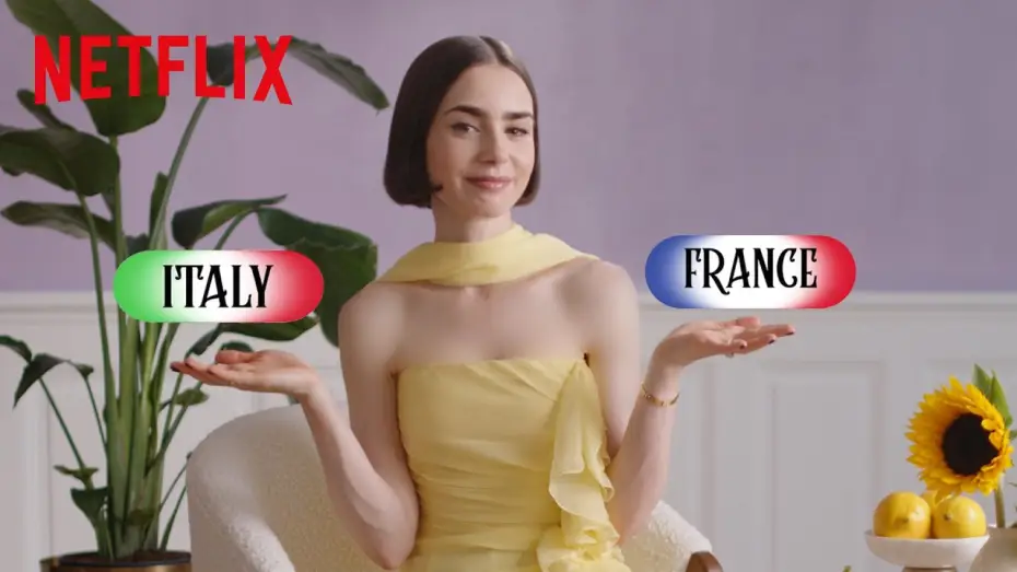 Wideo do serialu Emily w Paryżu — Emily In France vs. Emily In Italy