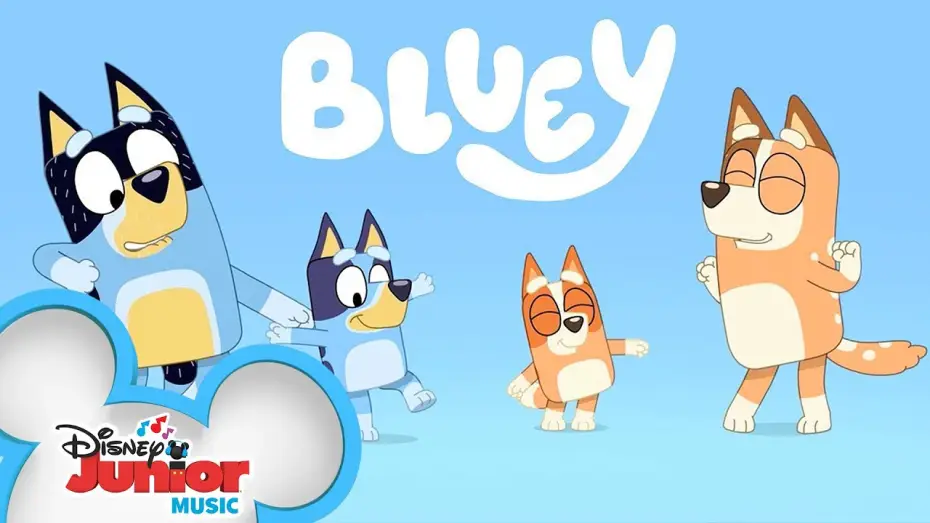 Видео к сериалу Blue — Bluey Theme Song
