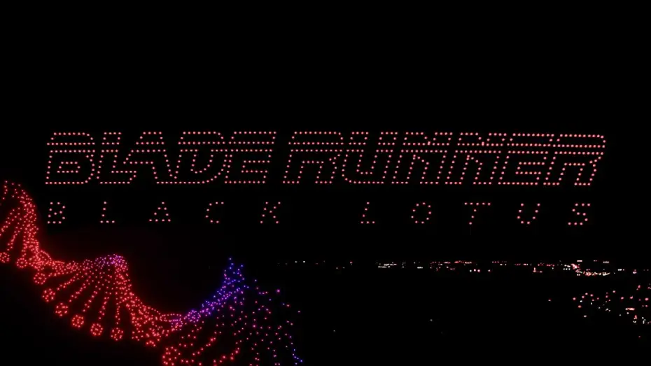 Wideo do serialu Blade Runner: Czarny Lotos — Drone Show