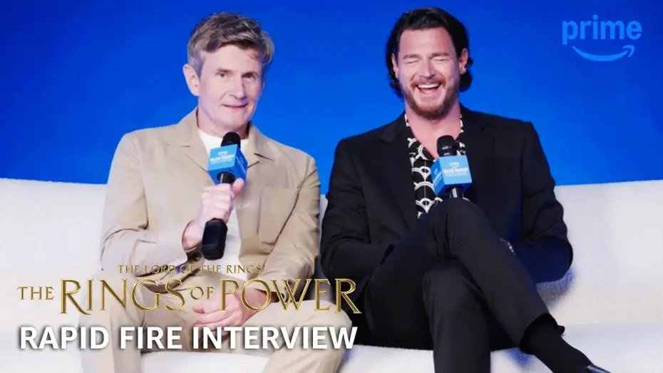Видео к сериалу Władca Pierścieni: Pierścienie Władzy — Rapid Fire Q&A with the Cast