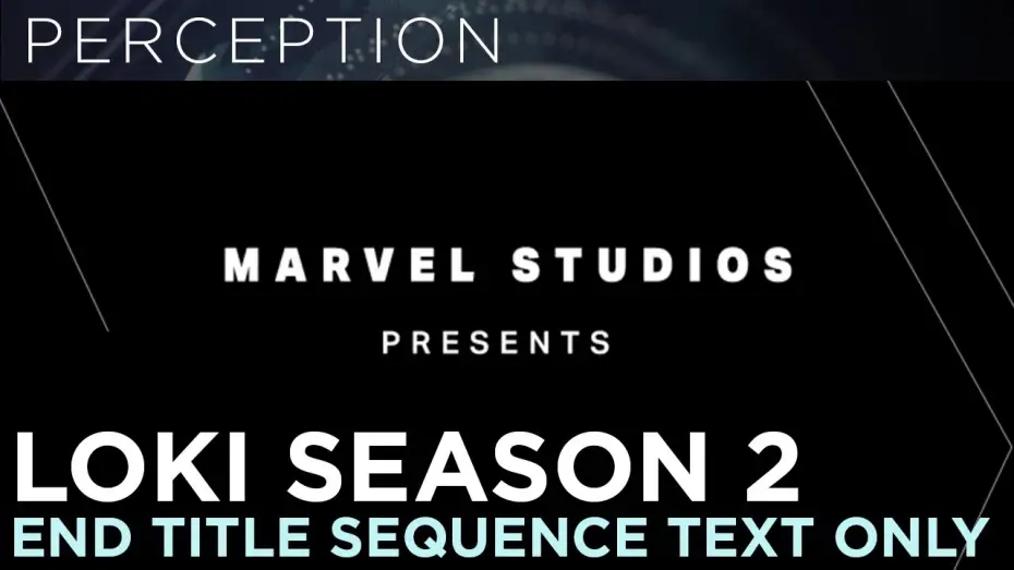 Wideo do serialu Loki — Main On End Credits Title Sequence Text Only