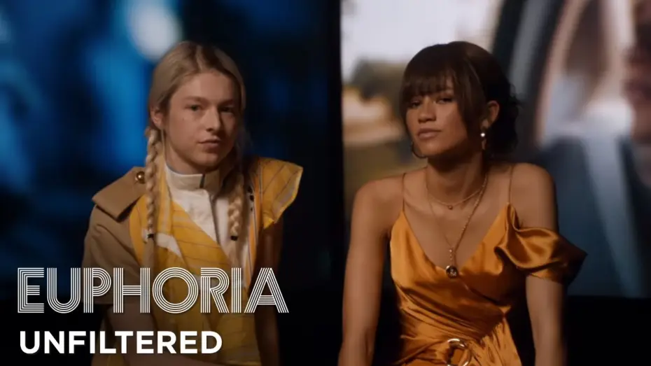 Видео к сериалу Euforia — unfiltered: zendaya and hunter schafer on rue and jules