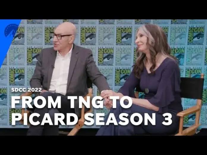 Wideo do serialu Star Trek: Picard — Patrick Stewart And Gates McFadden Talk Season 3 (SDCC 2022)