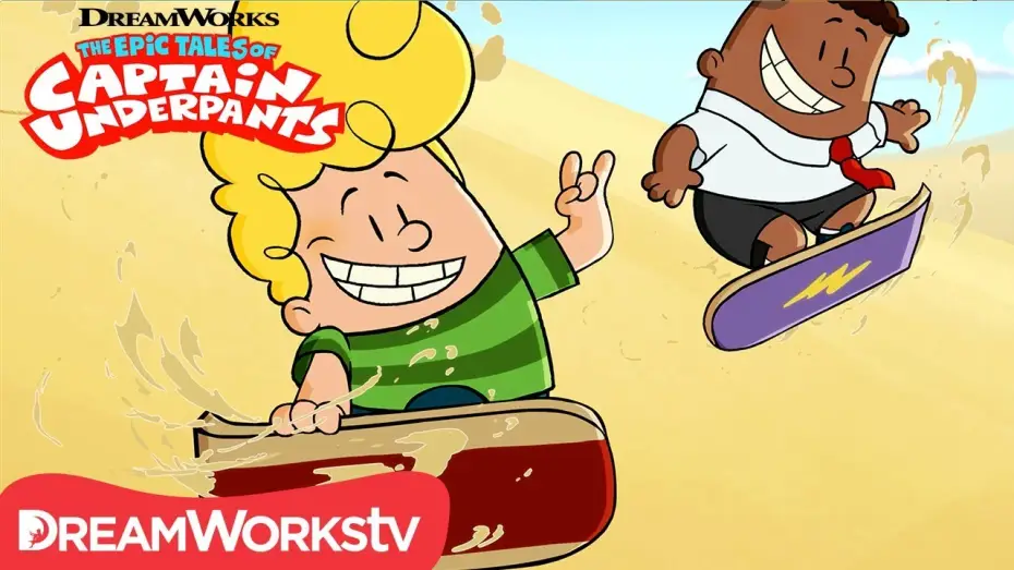 Видео к сериалу Wielkie przygody Kapitana Majtasa — A World Without Homework | DREAMWORKS THE EPIC TALES OF CAPTAIN UNDERPANTS