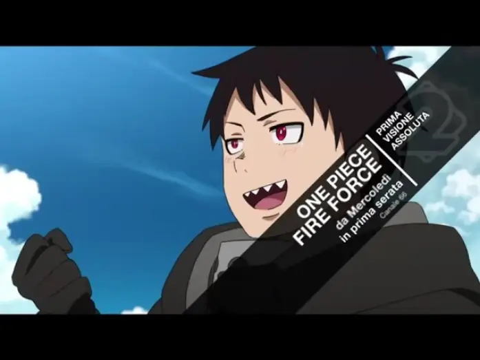 Wideo do serialu Fire Force — Promo - One Piece Punk Hazard + Fire Force - 1ªTV - Italia 2