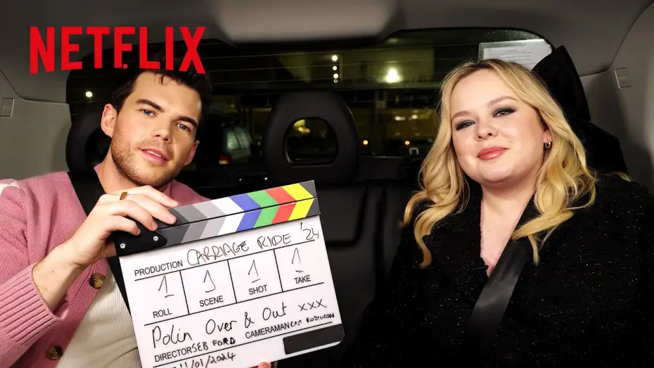 Wideo do serialu Bridgertonowie — Bridgerton's Nicola Coughlan and Luke Newton Take A Carriage Tour of London | Netflix