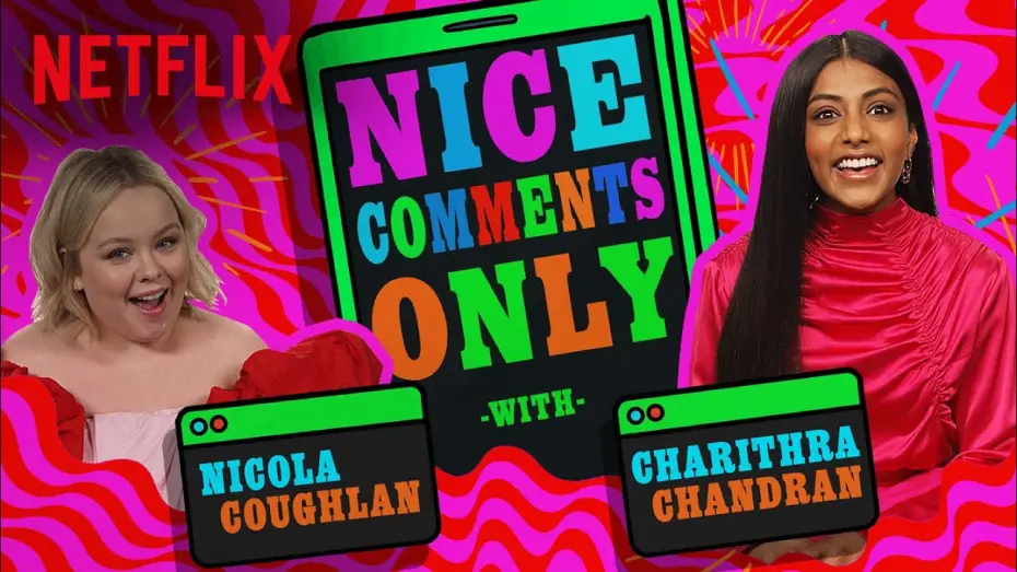 Wideo do serialu Bridgertonowie — Charithra Chandran and Nicola Coughlan React to Bridgerton S2 Trailer Comments | Netflix