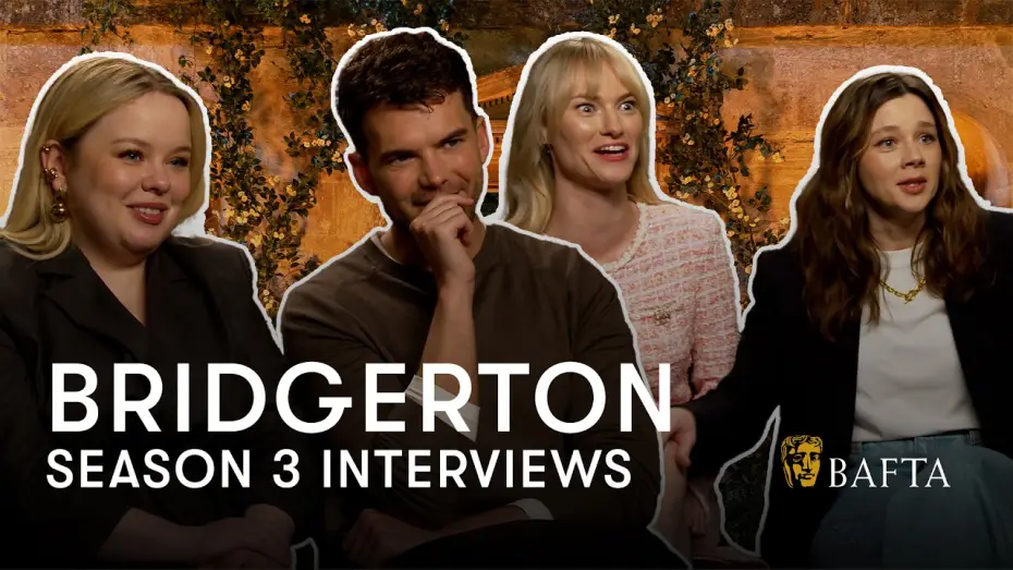 Wideo do serialu Bridgertonowie — Nicola Coughlan and Luke Newton on Penelope and Colin's love story in Bridgerton Season 3 | BAFTA