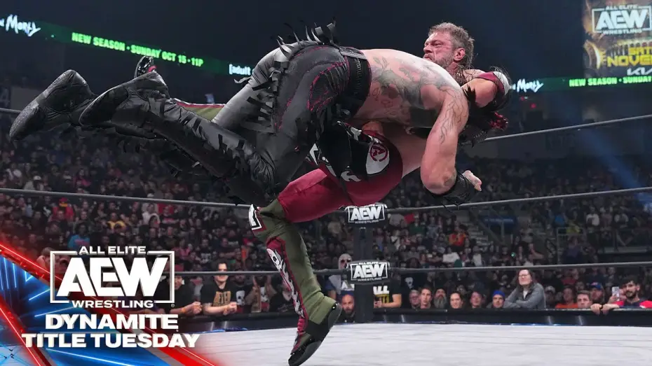 Видео к сериалу All Elite Wrestling: Dynamite — Rated-R Superstar Adam Copeland makes his in-ring debut against Luchasaurus! | 10/9/23, AEW Dynamite