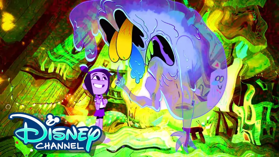 Видео к сериалу Molly i Duch — First Day Frights 👻  | NYCC Sneak Peek | The Ghost and Molly McGee | Disney Channel Animation