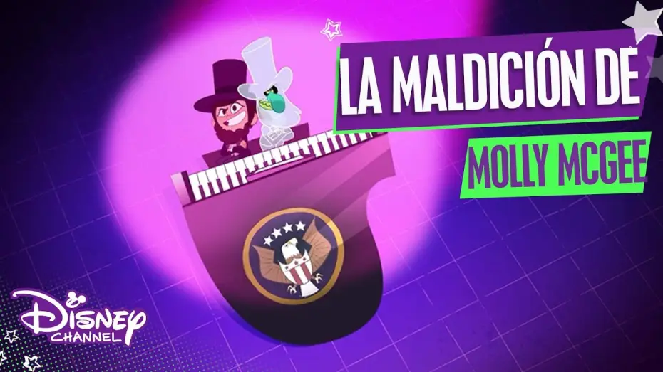 Видео к сериалу Molly i Duch — La Maldición de Molly McGee: Abraham Lincoln | Disney Channel Oficial