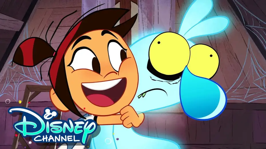 Видео к сериалу Molly i Duch — Scratch and Molly McGee Meet | The Ghost and Molly McGee | Comic-Con 2021 | Disney Channel Animation