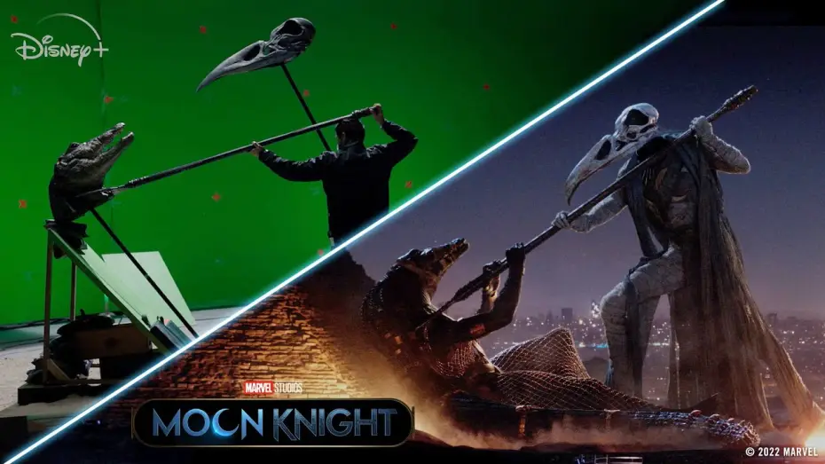 Wideo do serialu Moon Knight — Behind The Scenes of Khonshu vs Ammit