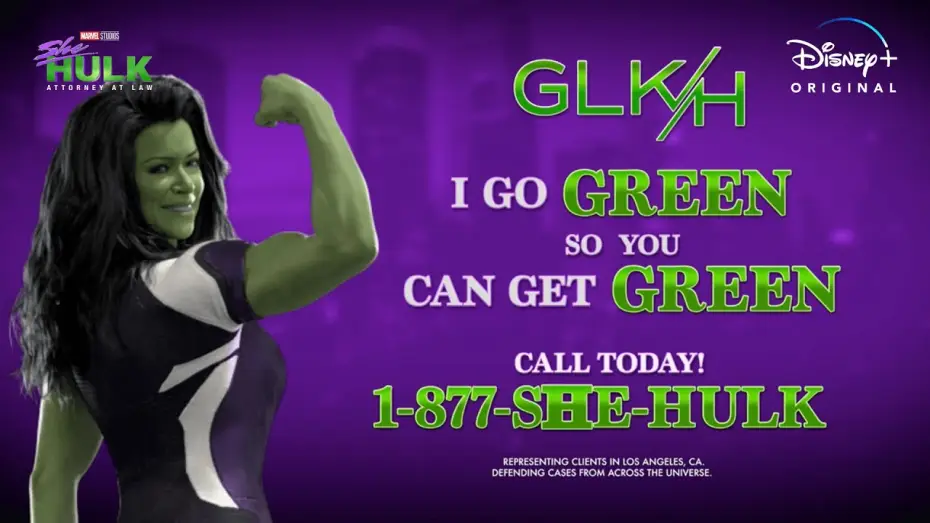 Видео к сериалу Mecenas She-Hulk — GLK&H Commercial