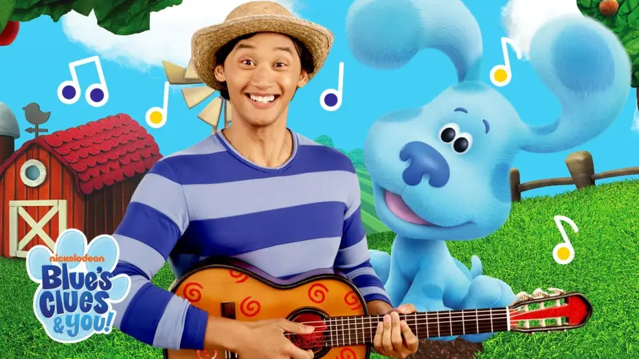 Видео к сериалу Wszyscy razem, śladem Blue! — Blue's Clues & You 🐾 Old McDonald Nursery Rhymes w/ Josh & Blue | NEW SERIES | Nick Jr.