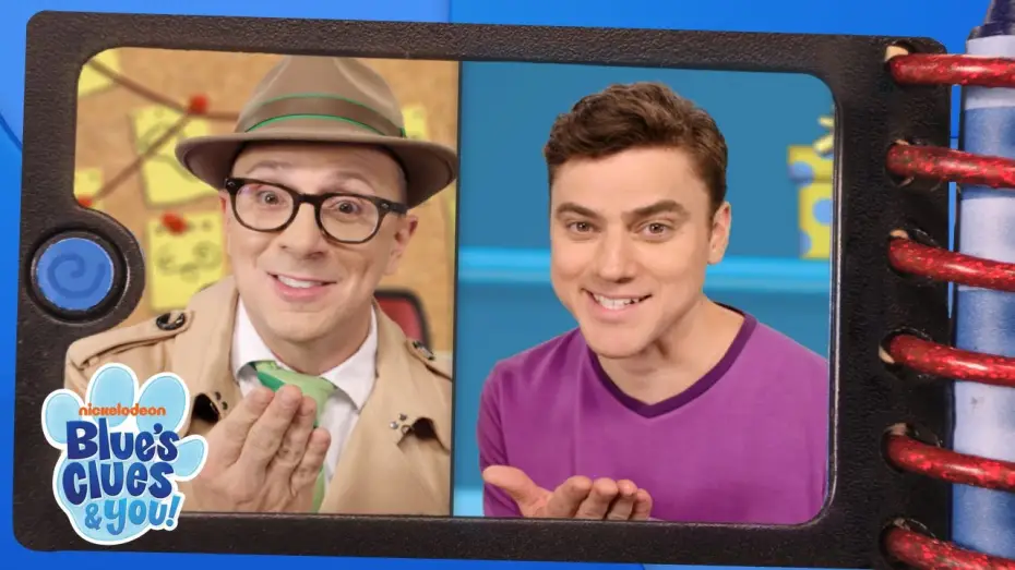 Видео к сериалу Wszyscy razem, śladem Blue! — Blue’s Clues & You! 🐶 Steve & Joe’s Guest Appearance! | Nick Jr.