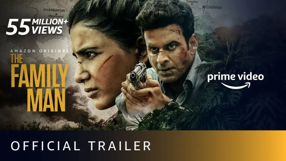 Видео к сериалу Mąż i ojciec — The Family Man Season 2 - Official Trailer 4K | Raj & DK | Manoj Bajpayee, Samantha |Amazon Original