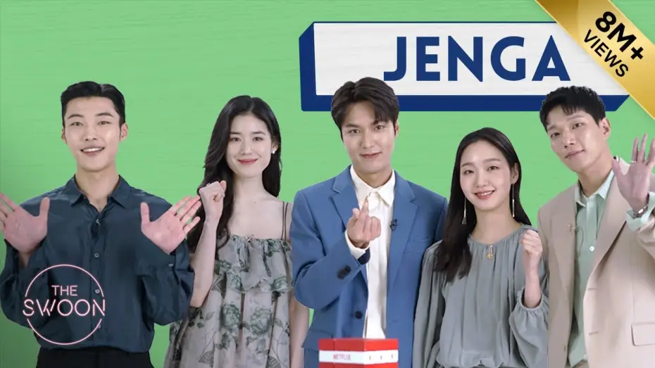 Wideo do serialu The King: Eternal Monarch — Lee Min-ho, Kim Go-eun, Woo Do-hwan, Jung Eun-chae, and Kim Kyung-nam play Jenga [ENG SUB]