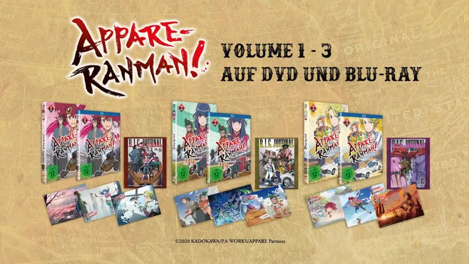 Wideo do serialu Appare-Ranman! — Appare-Ranman! - Volume 1-3 - Trailer [HD] Deutsch / German