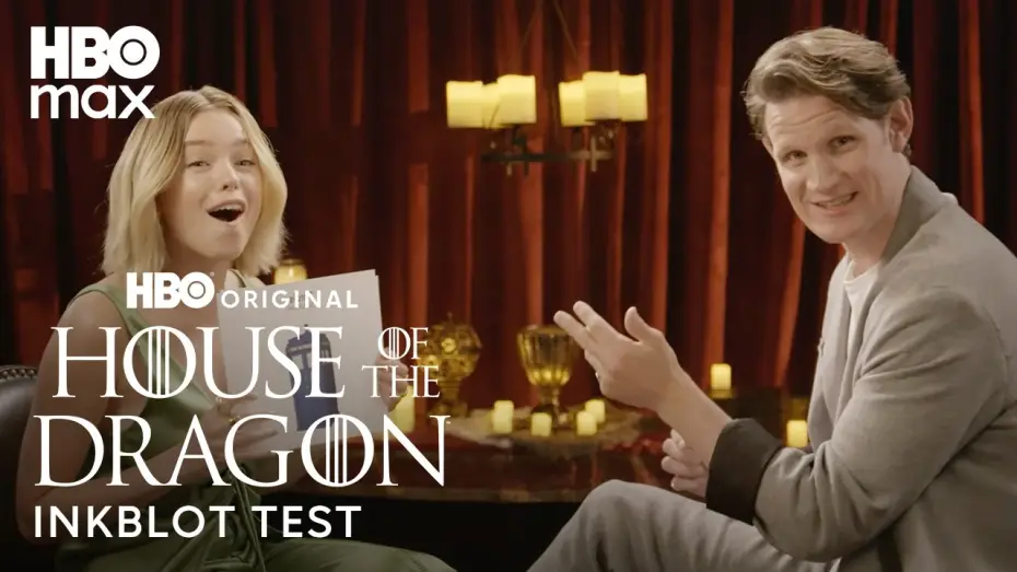 Видео к сериалу Ród Smoka — Matt Smith & Milly Alcock Try Taking An Inkblot Test