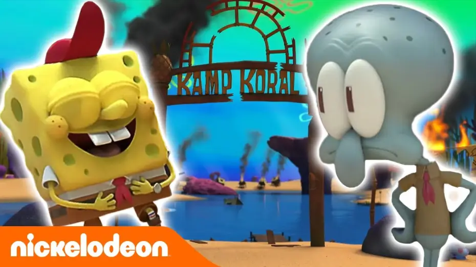 Видео к сериалу Koralowy obóz: Młodzieńcze lato SpongeBoba — ESTRENO NUEVA SERIE: KAMPAMENTO KORAL | Nickelodeon en Español | España
