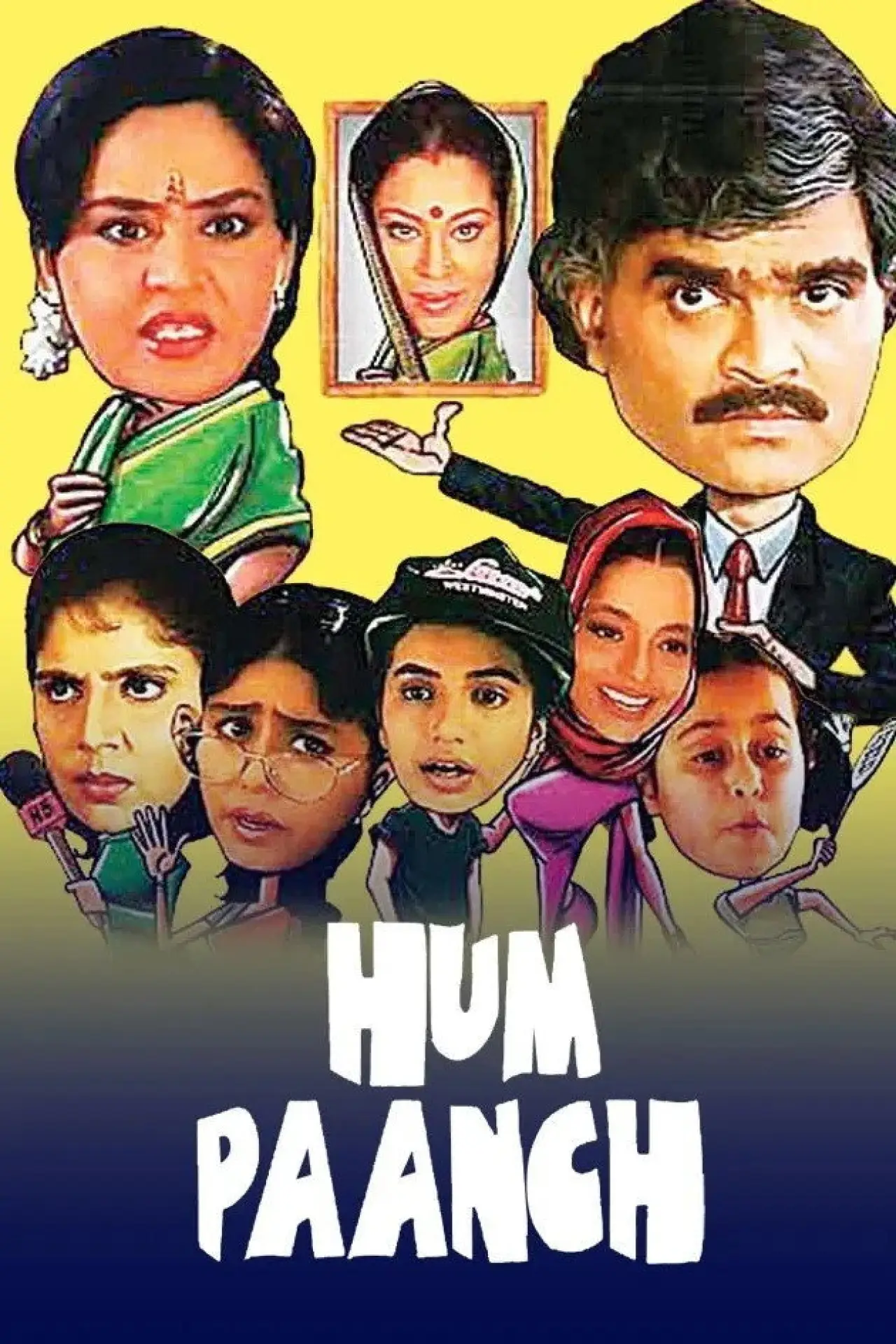 Plakat serialu "Hum Paanch"